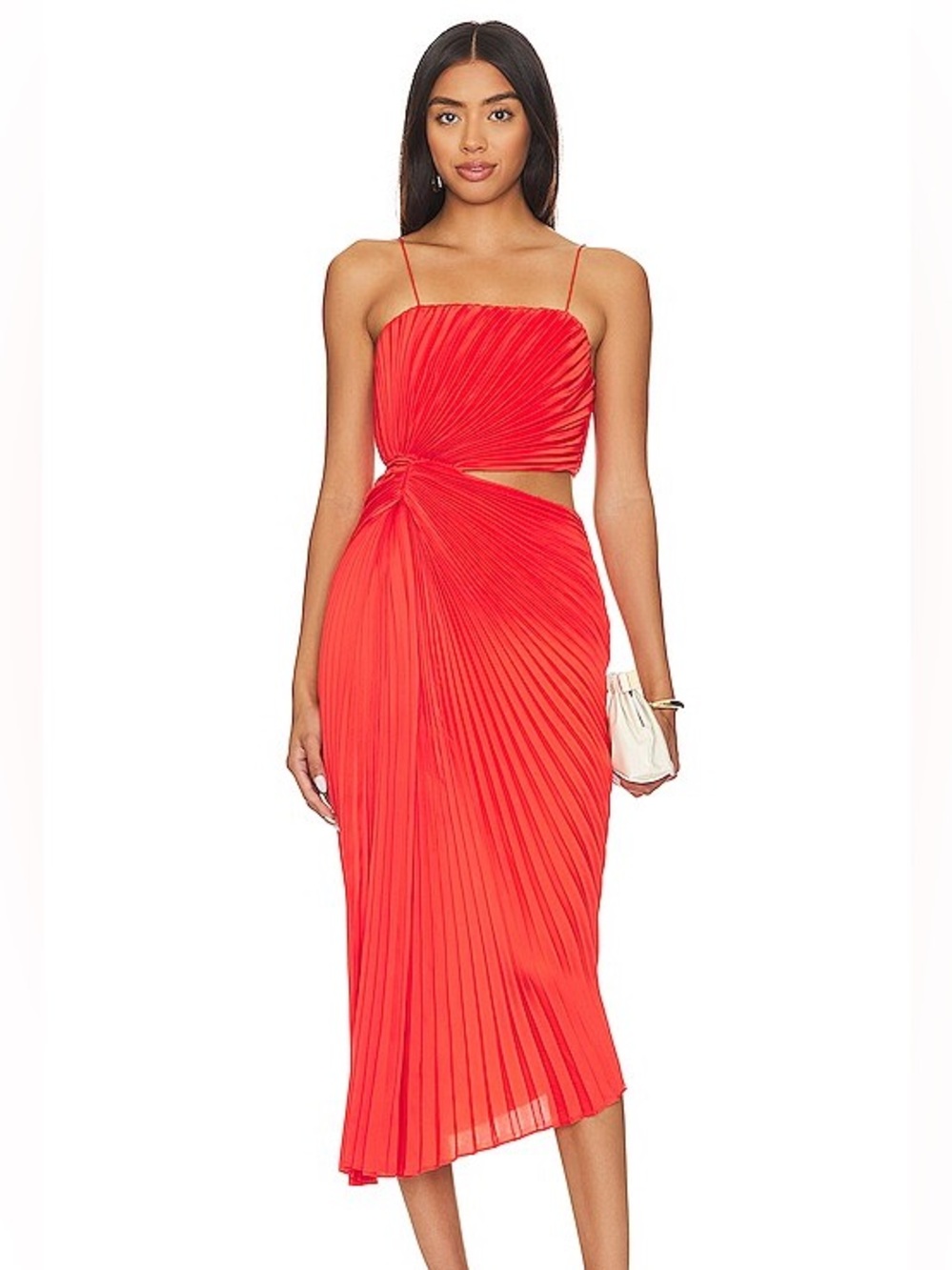 Alice + Olivia Fayeth Asymmetrical Hem Dress